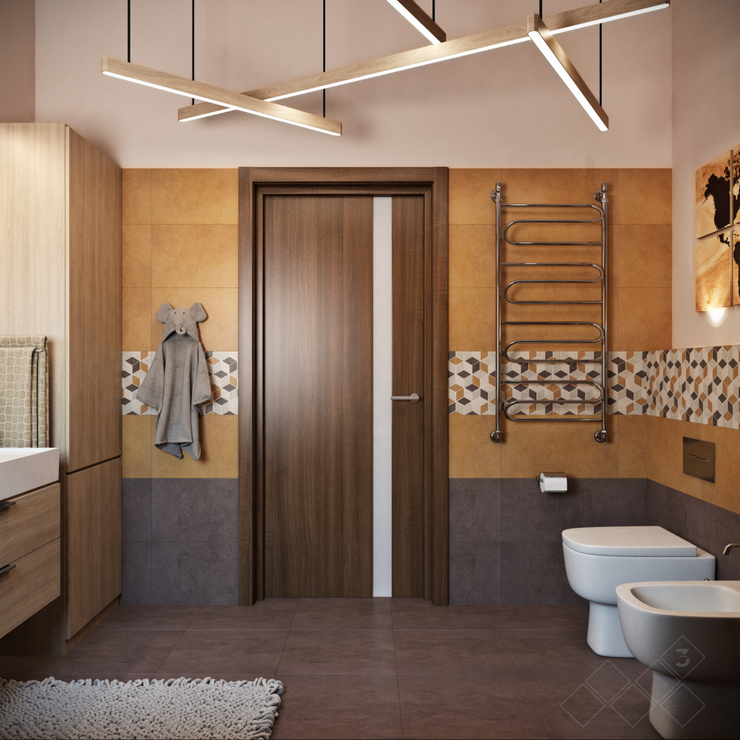 visualization interior design photo 3d bathroom